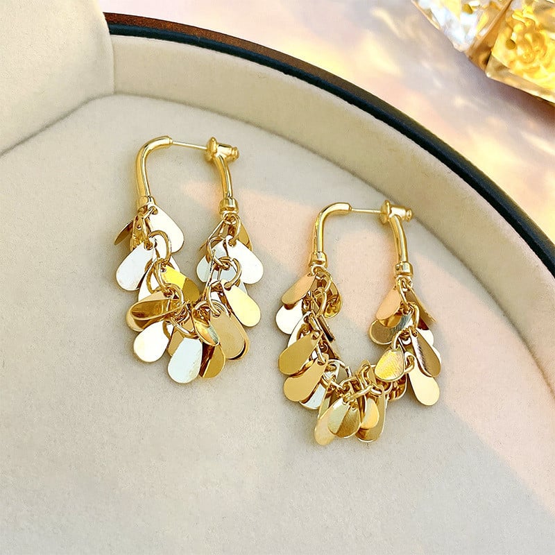 Sequin Tassel Earrings-FFREE SHIPPING TODAY
