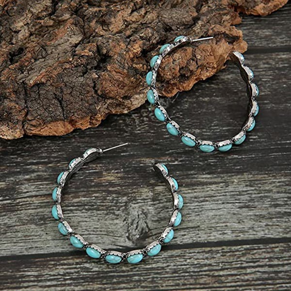 Infinionly Vintage Turquoise Earrings