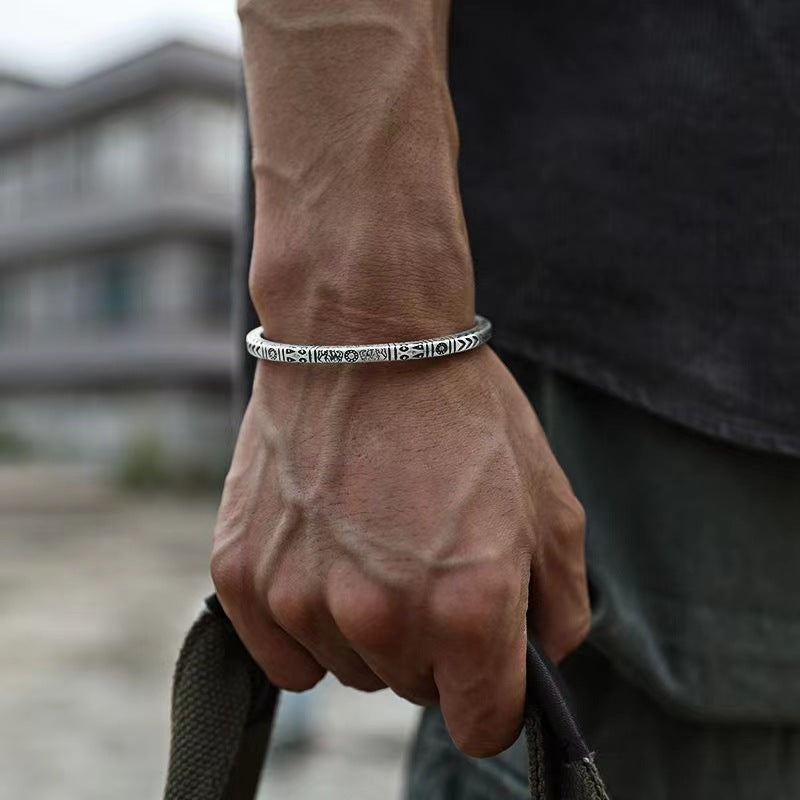 Infinionly Stainless Steel Auspicious Totem Bracelet