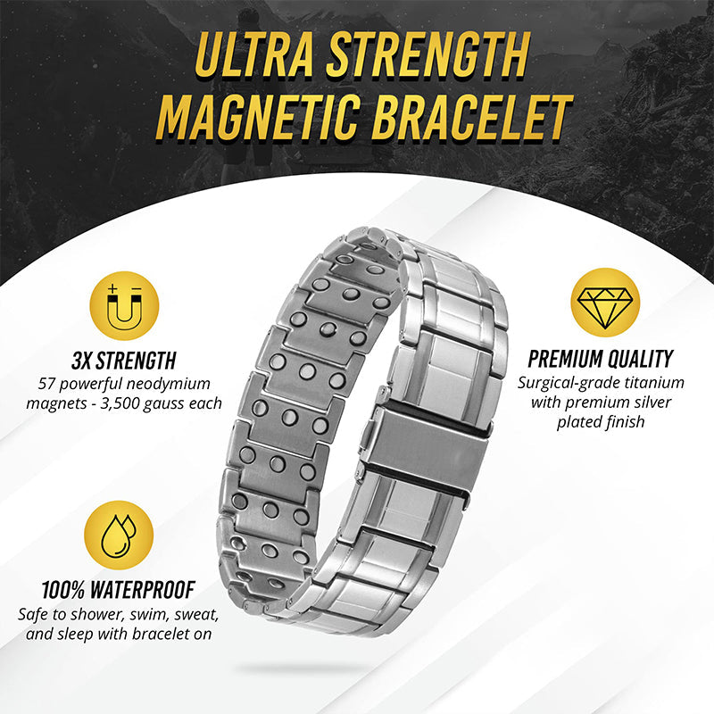 Infinionly Energy Bracelet(Medical-grade Titanium )