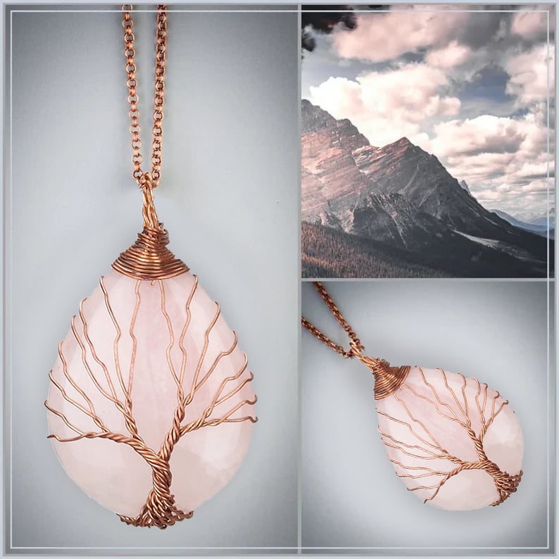Tree of Life Opal Necklace