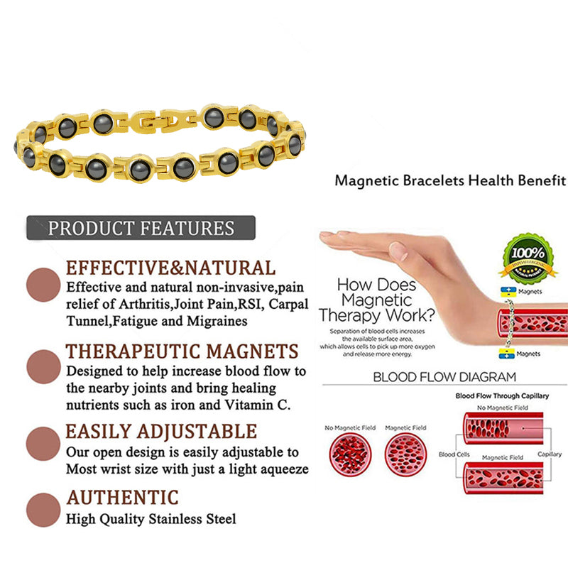 Infinionly Energy Style Bracelet (Rotating Magnetic Beads)