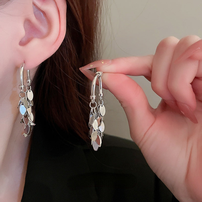 Sequin Tassel Earrings-FFREE SHIPPING TODAY