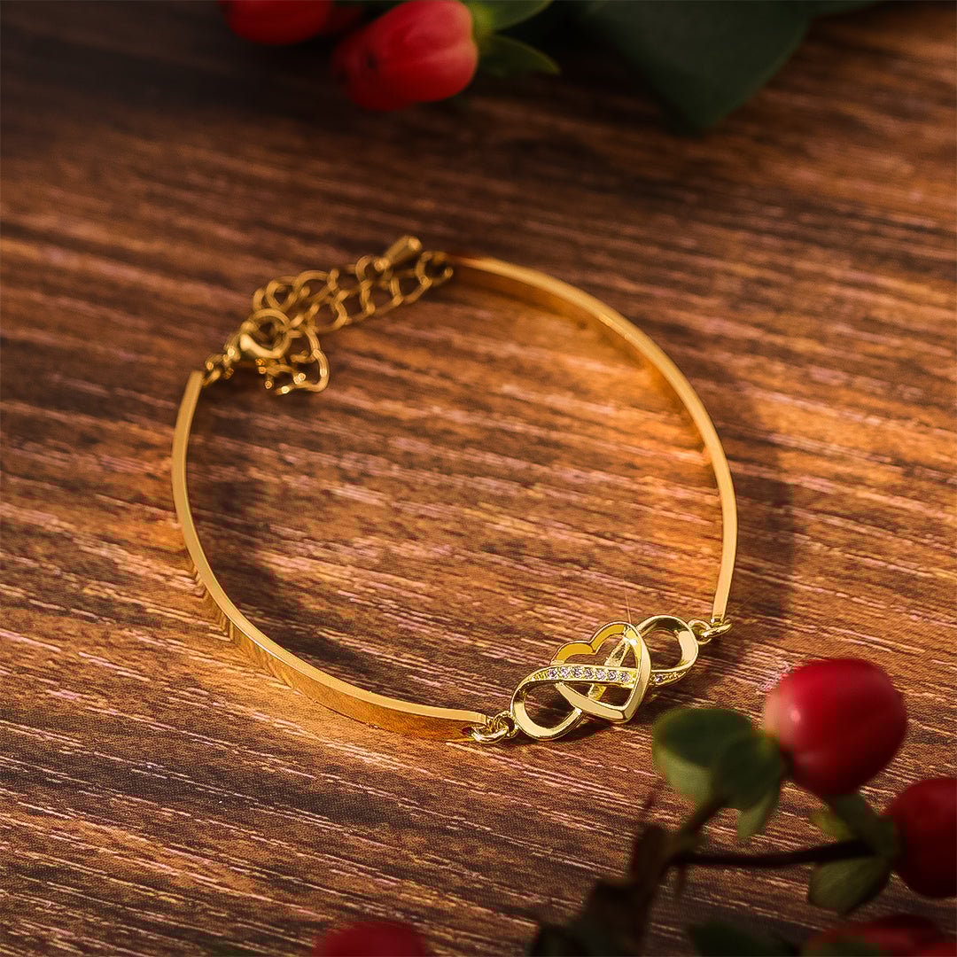For Friend - Not Sister By Blood But Sister By Heart Infinity Bracelet