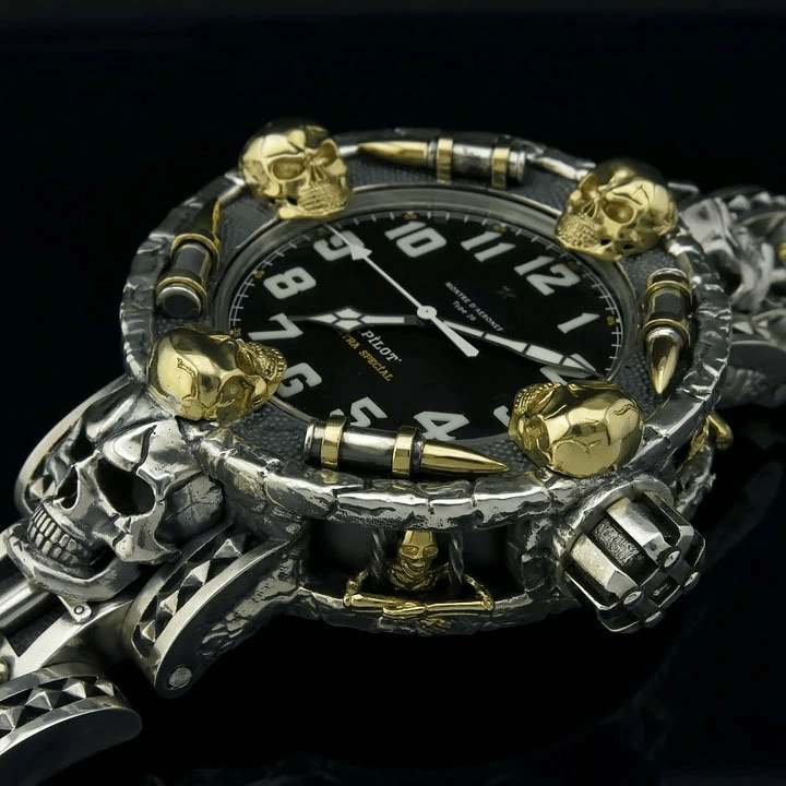 Mysterious Forbidden Bullet Skull Wrist Watch-Free Shipping Today Only