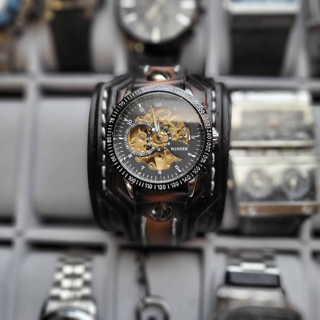 Men's Steampunk Waterproof Wrist Watch-Free Shipping Today Only