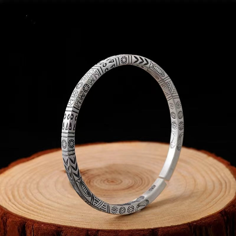 Infinionly Stainless Steel Auspicious Totem Bracelet