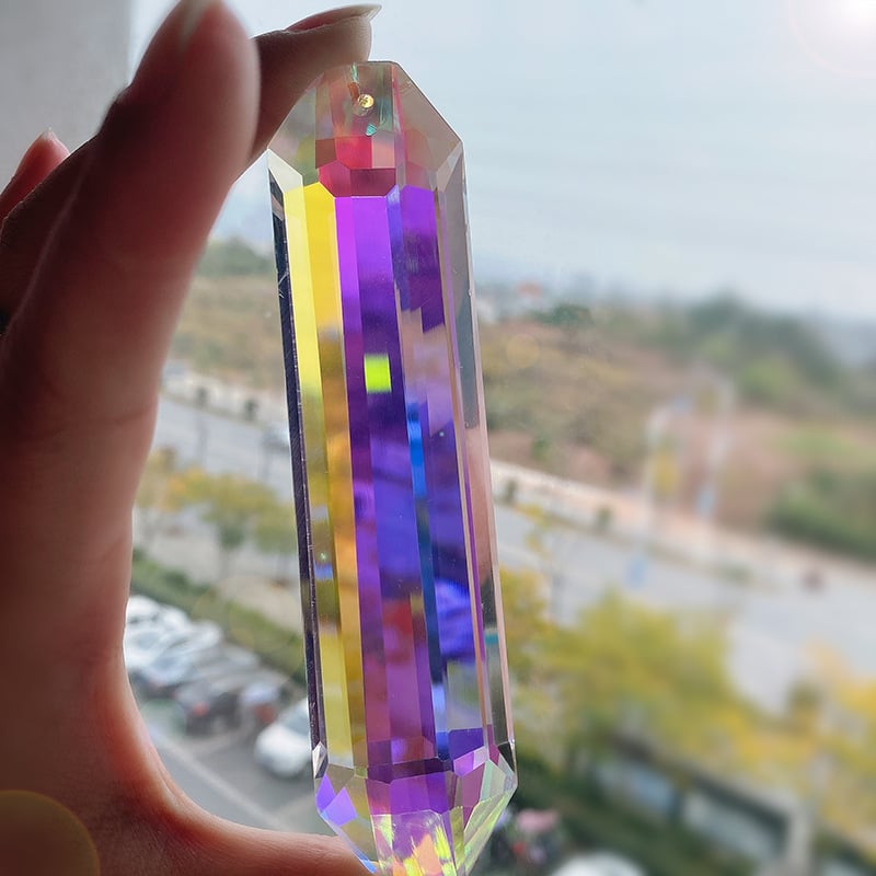 Large Hanging Crystal Prism Suncatchen