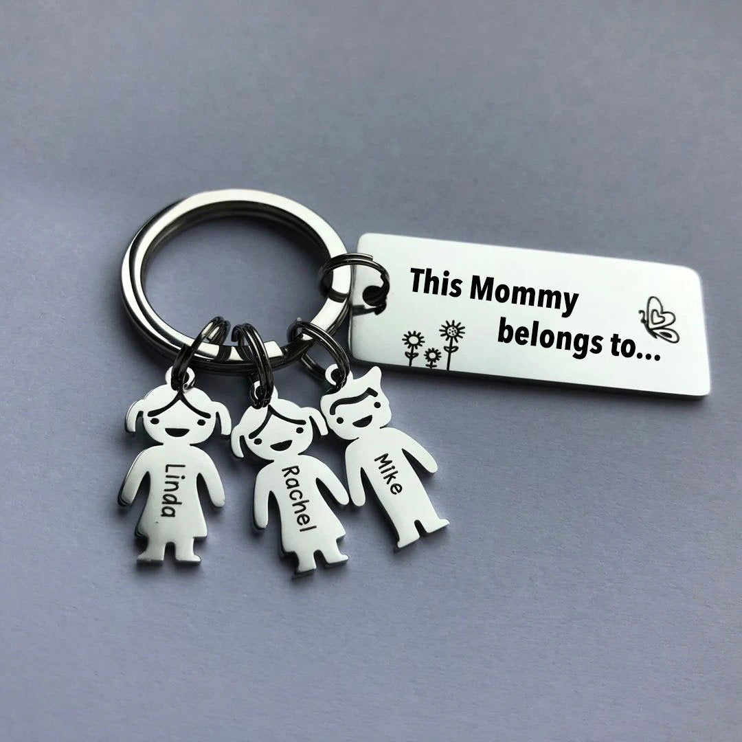 Mother's Day Gift! Personalized Family Name Keychain
