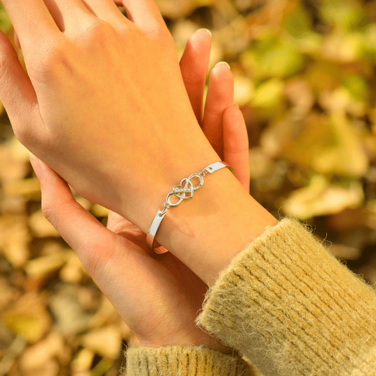 For Friend - Not Sister By Blood But Sister By Heart Infinity Bracelet