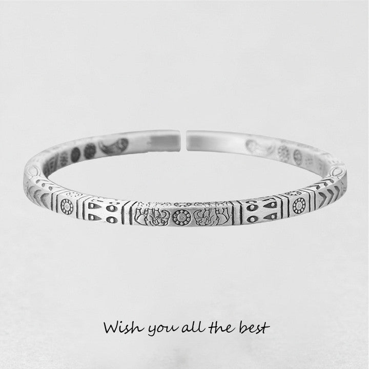 Infinionly Stainless Steel Auspicious Totem Bracelet