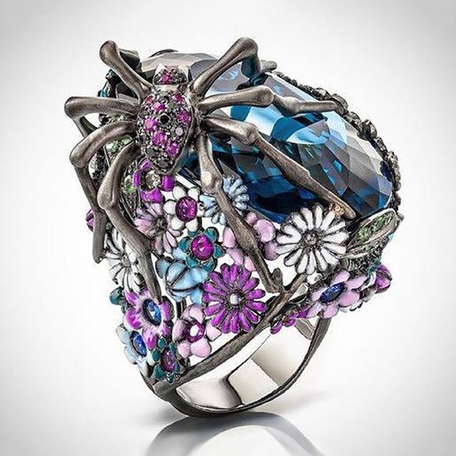 Infinionly Vintage Flower Ring