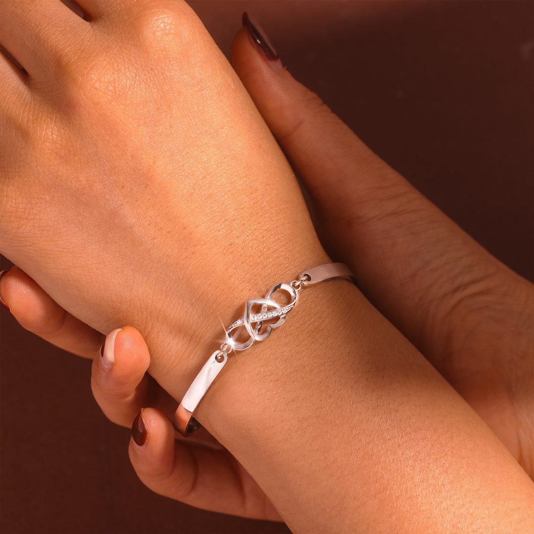 For Friend - Not Sister By Blood But Sister By Heart Infinity Bracelet