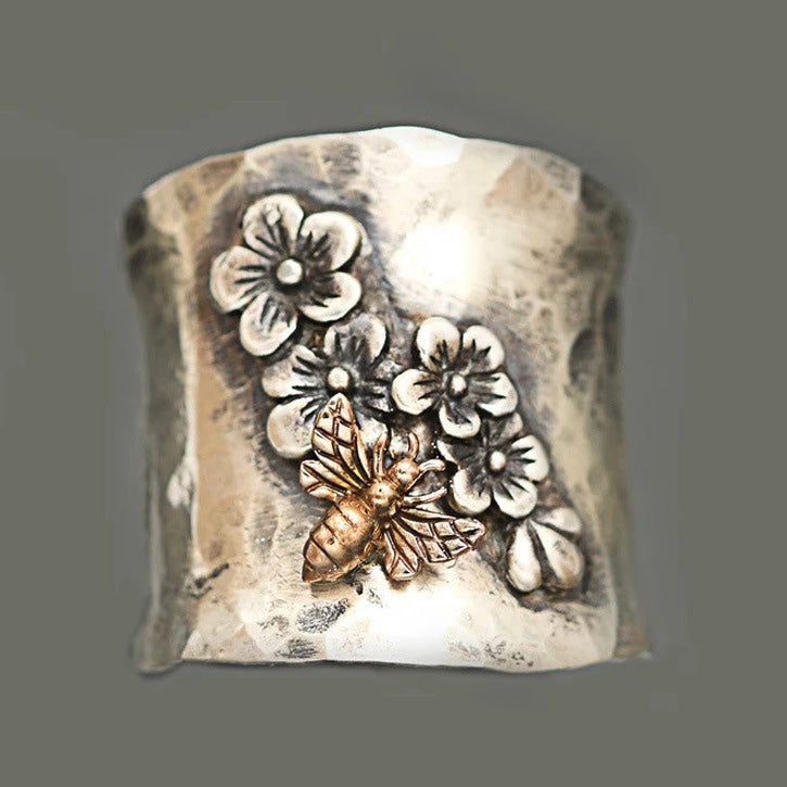Infinionly 925 Sterling Silver Dragonfly Sapphire Ring(Buy Two Get Free Shipping)