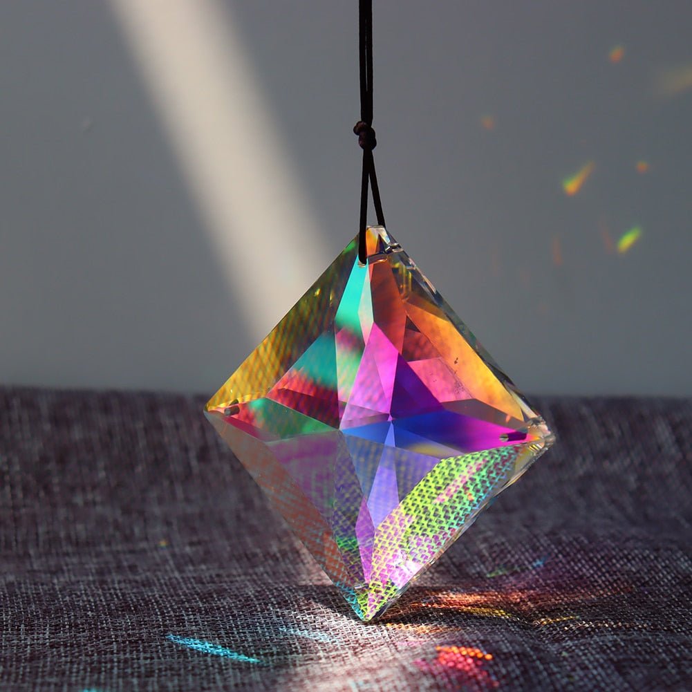 Large Hanging Crystal Prism Suncatchen