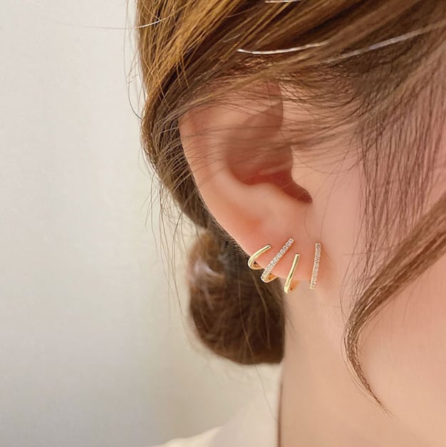 Infinionly Shiny Crystal Earrings