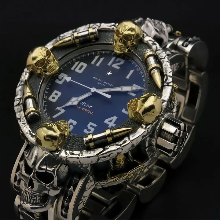 Mysterious Forbidden Bullet Skull Wrist Watch-Free Shipping Today Only