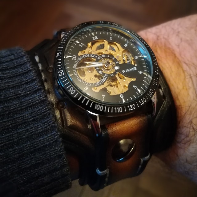 Men's Steampunk Waterproof Wrist Watch-Free Shipping Today Only