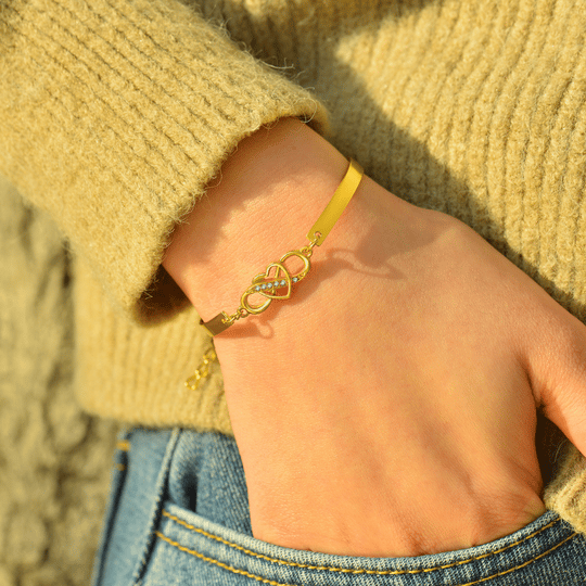 For Friend - Not Sister By Blood But Sister By Heart Infinity Bracelet