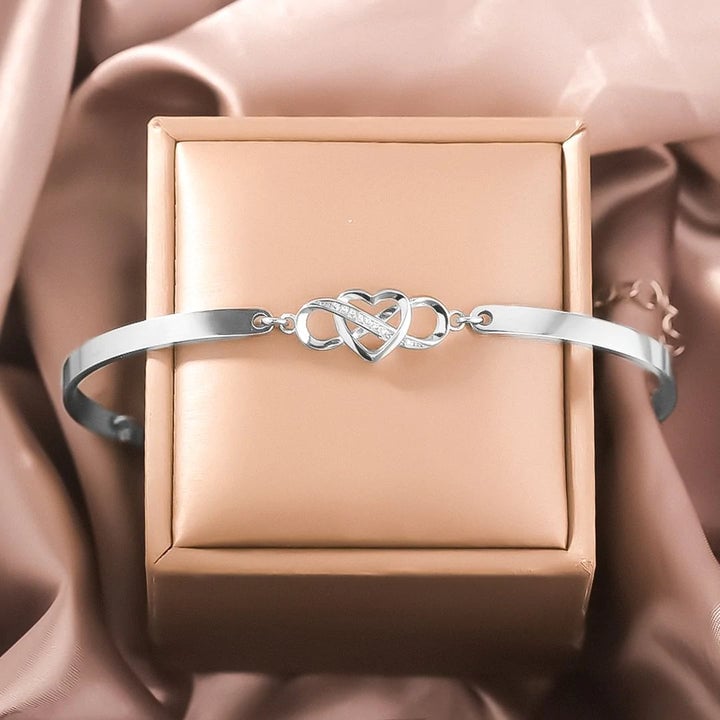 For Friend - Not Sister By Blood But Sister By Heart Infinity Bracelet