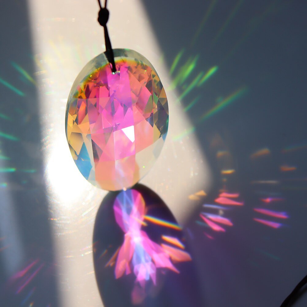 Large Hanging Crystal Prism Suncatchen