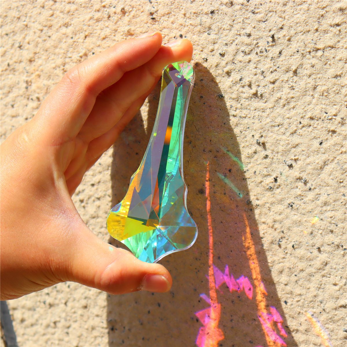 Large Hanging Crystal Prism Suncatchen