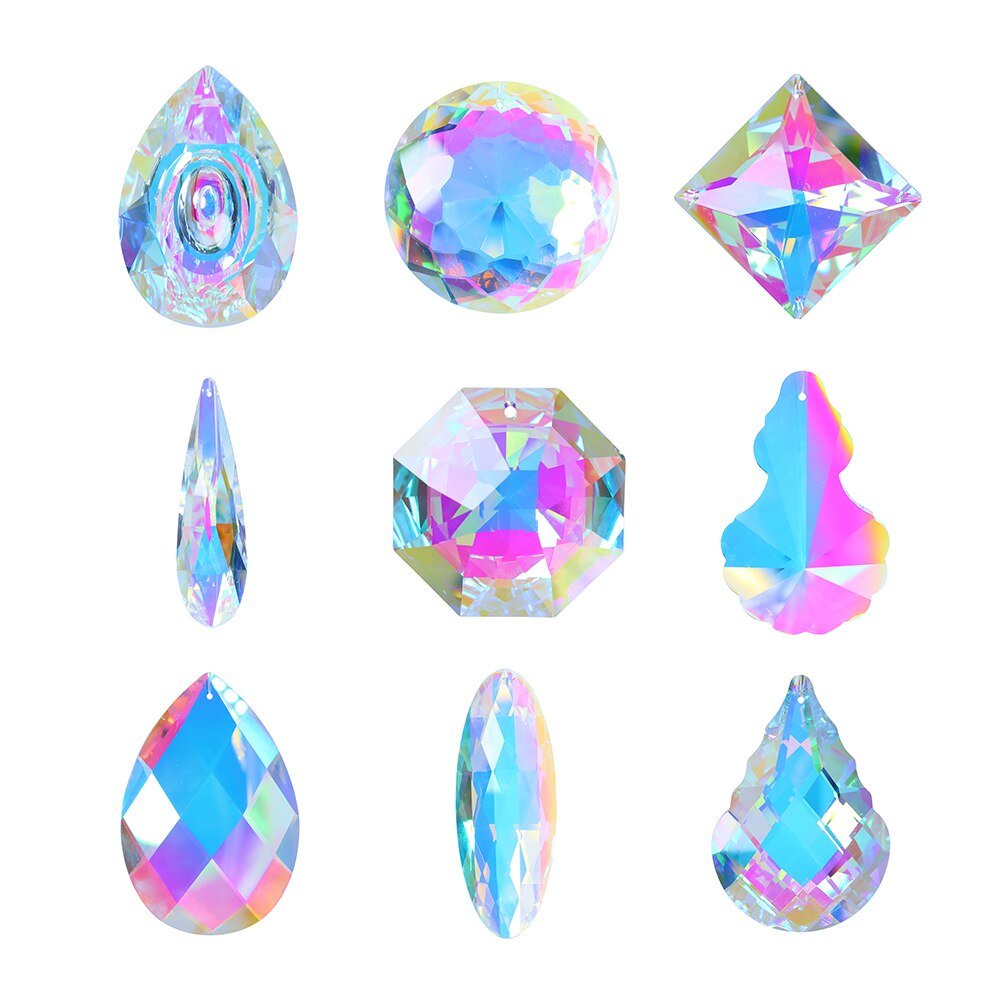 Large Hanging Crystal Prism Suncatchen
