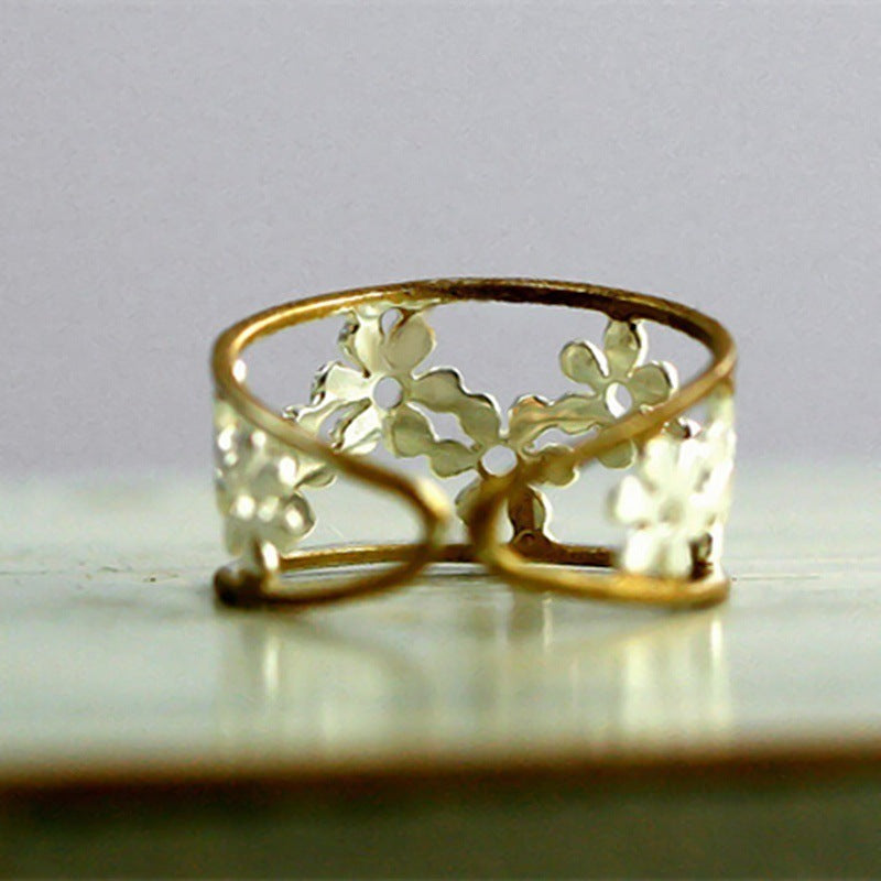Sunflower Open Gram Adjustment Ring
