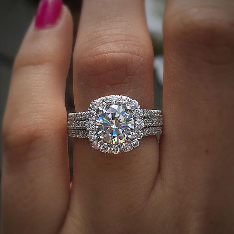 Infinionly Stylish Zircon Ring