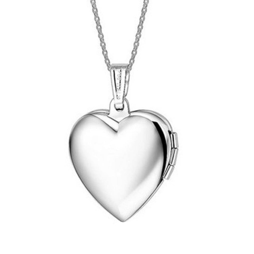 Infinionly Heart Photo Locket Necklace