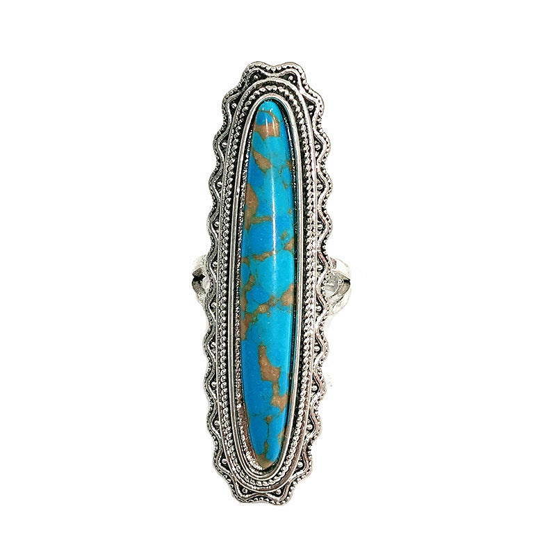 Infinionly Baguette Turquoise Ring