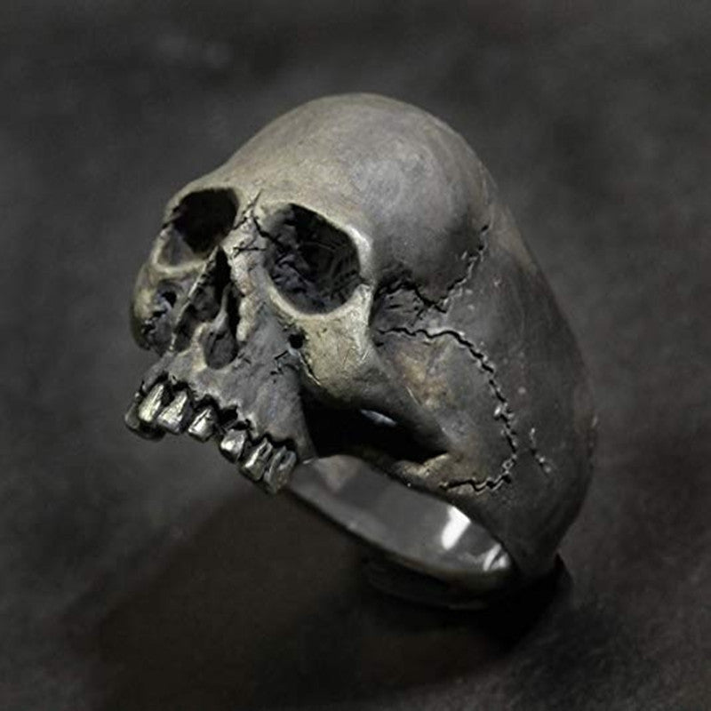 Infinionly Men Skull Punk Ring
