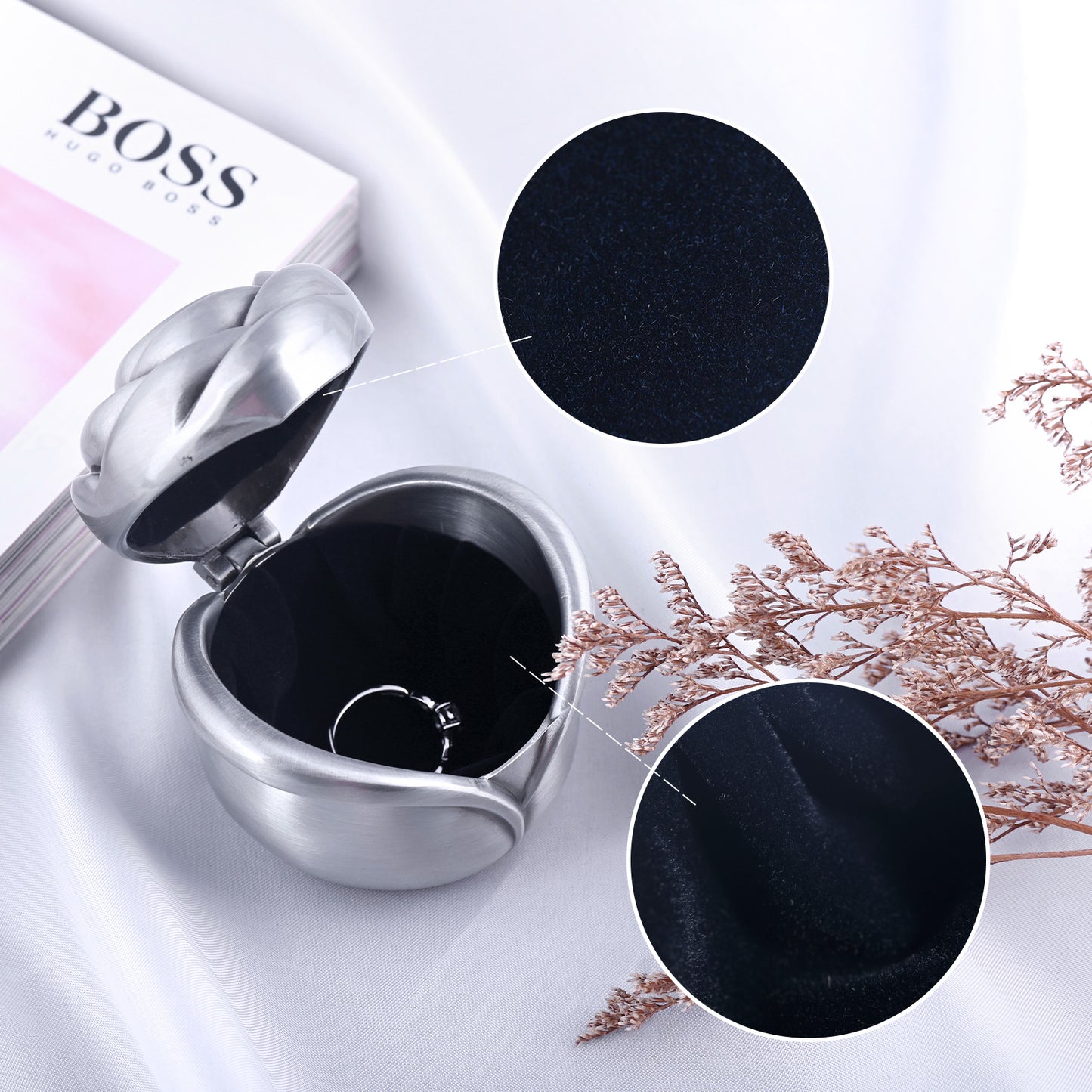 Infinionly Classic Romantic Rose Jewelry Box