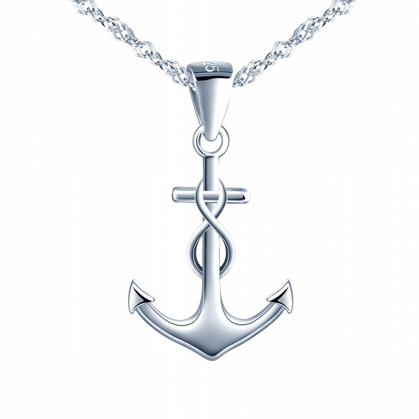 Infinity Anchor Necklace