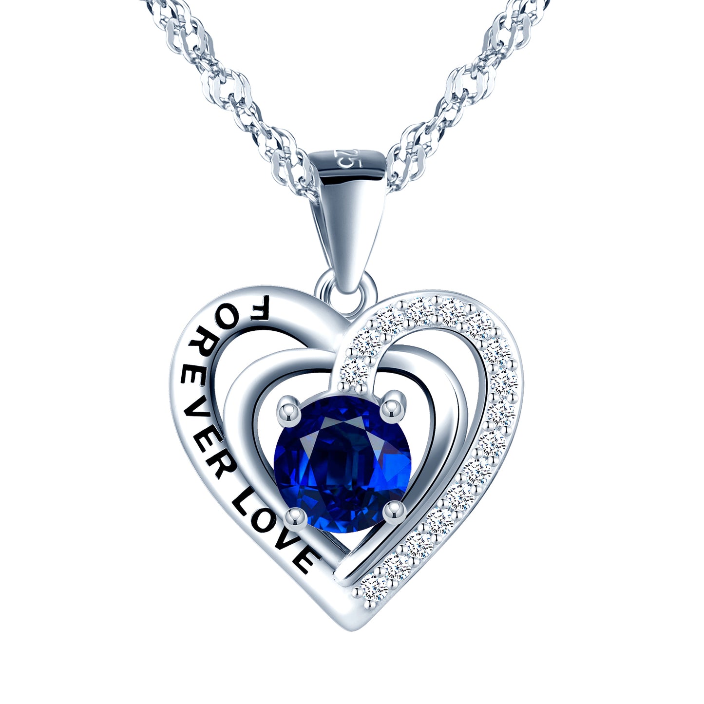 Forever Love Heart CZ Necklace