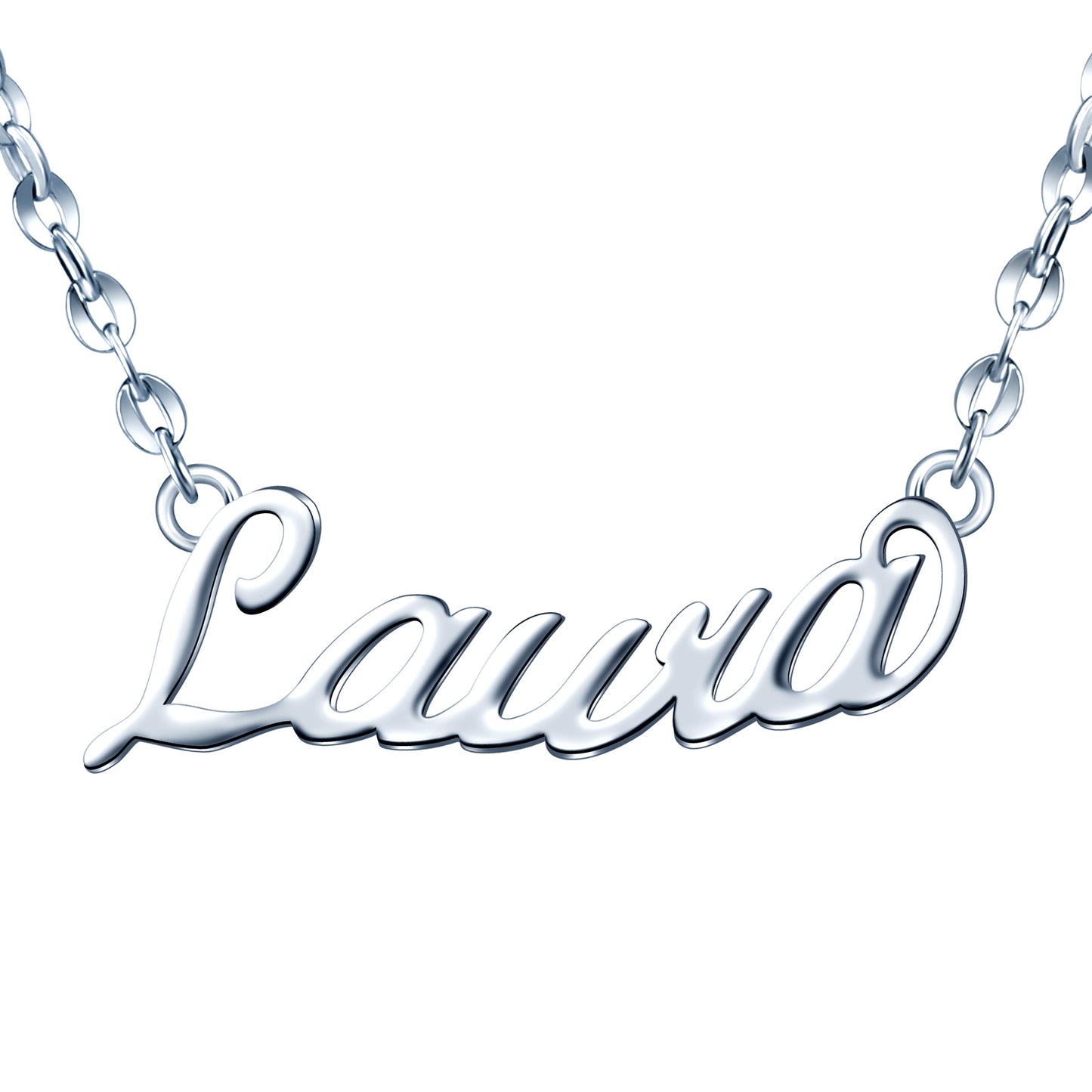 Infinionly Sterling Silver Personalized Name Necklace