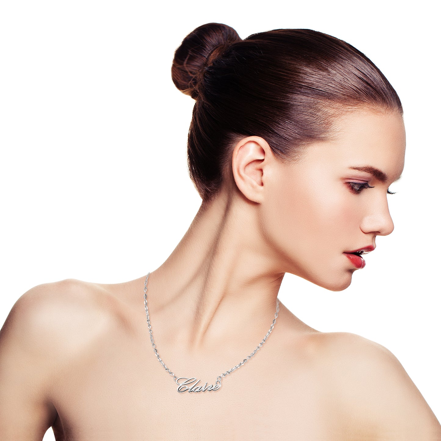 Infinionly Sterling Silver Custom Personalized Name Necklace