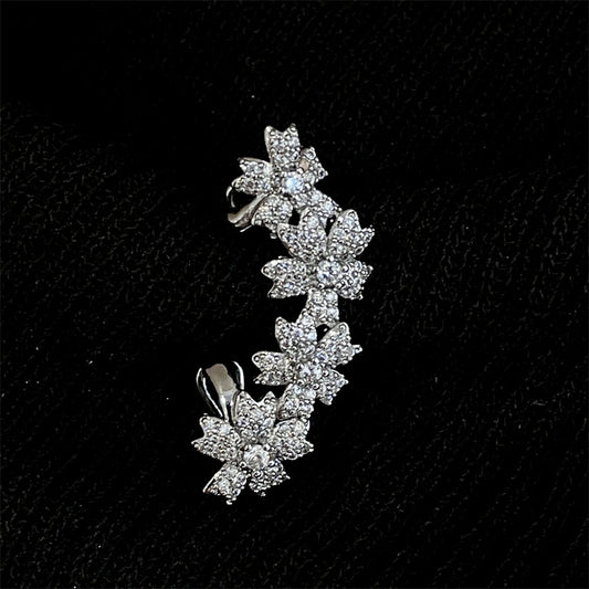 Infinionlyy Zircon Flower Ear Bone Clamp