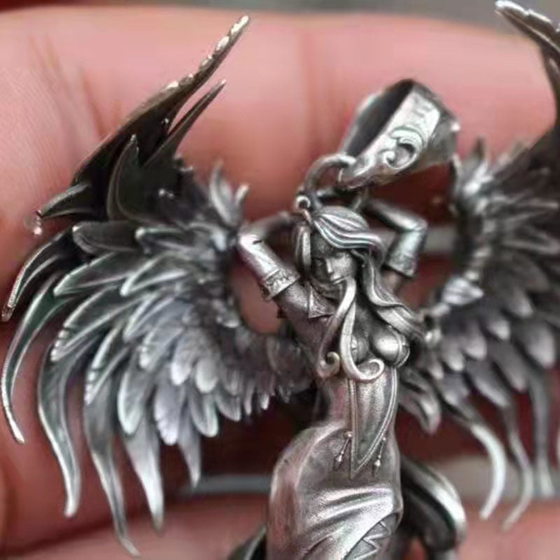 Ghost Vintage Angel Necklace
