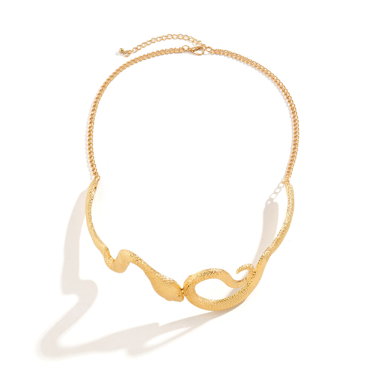 Metallic Fashion Snake Necklace