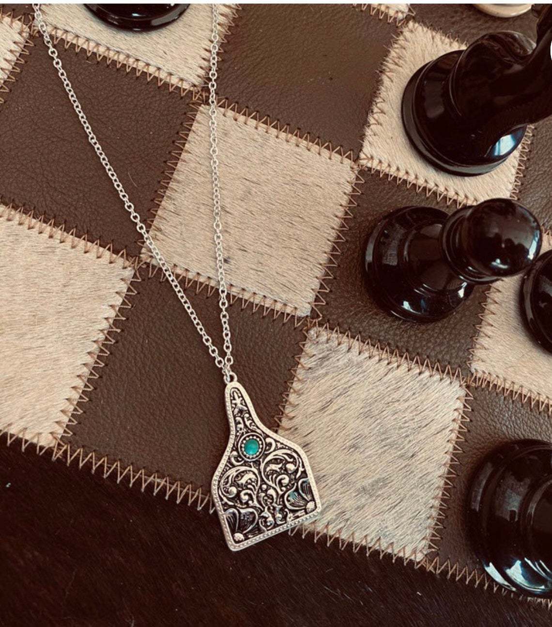 Vintage Boho Turquoise Necklace