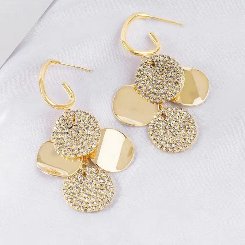 Infinionly Metal Phoenix Tassel Earrings