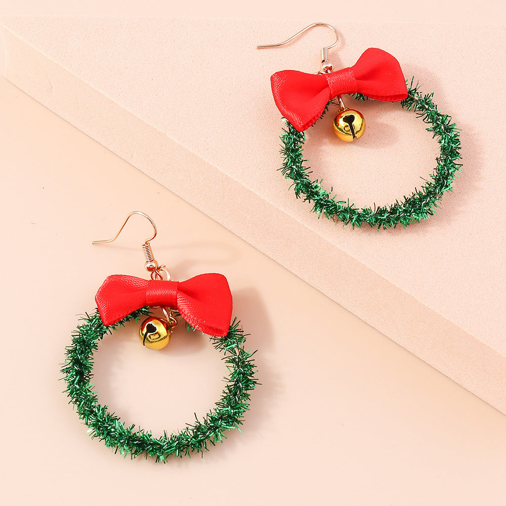 Infinionlu Creative Christmas Bell Wreath