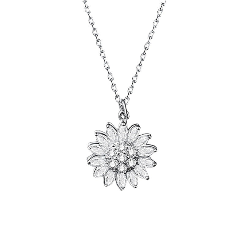 Infinionly Super Sparkling Sun Spinning Necklace