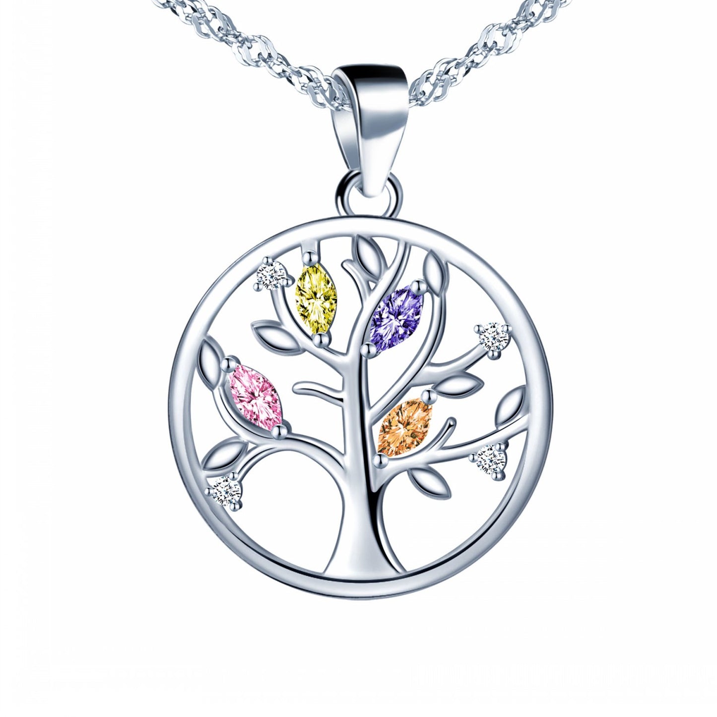 Tree of Life CZ Necklace