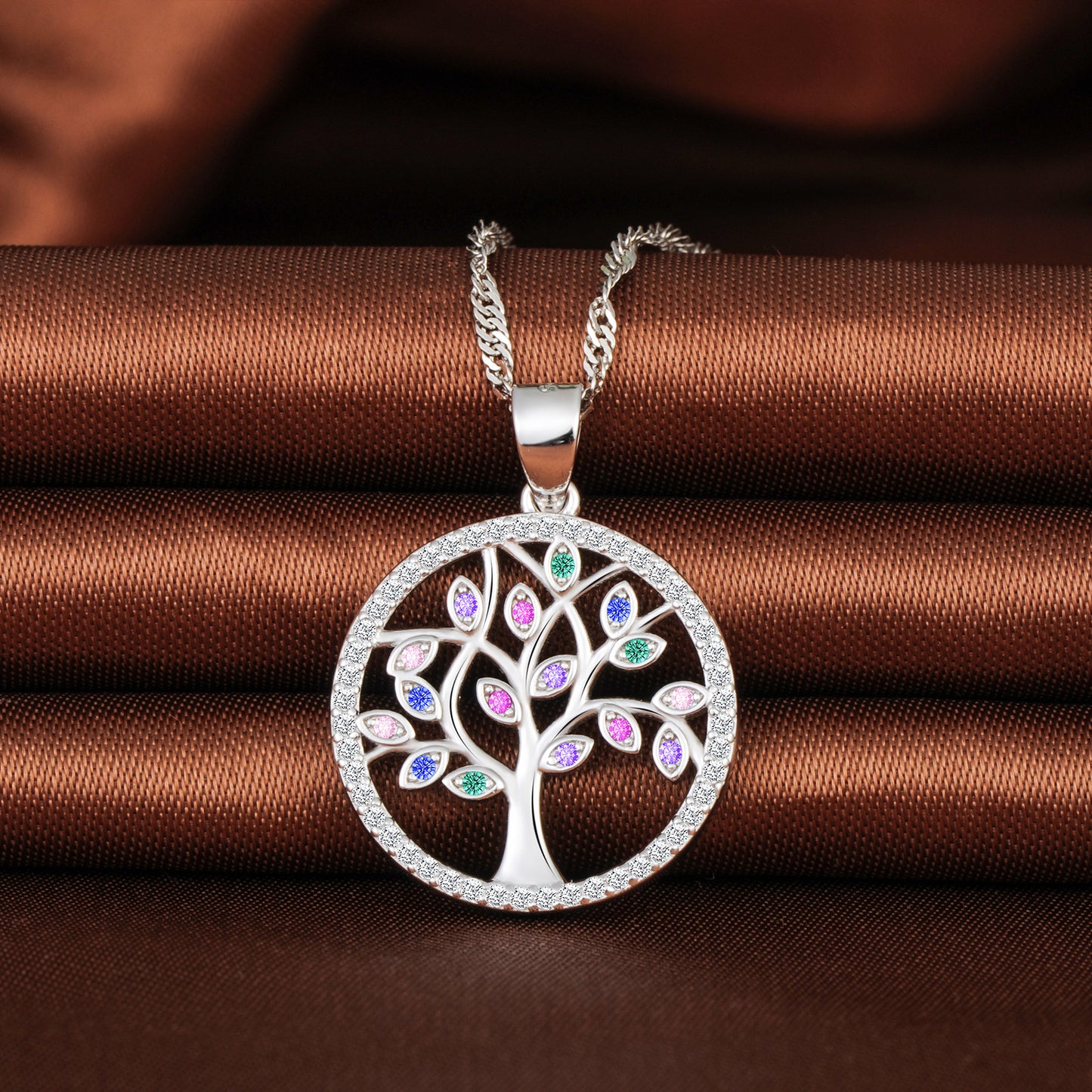 Tree of Life CZ Necklace