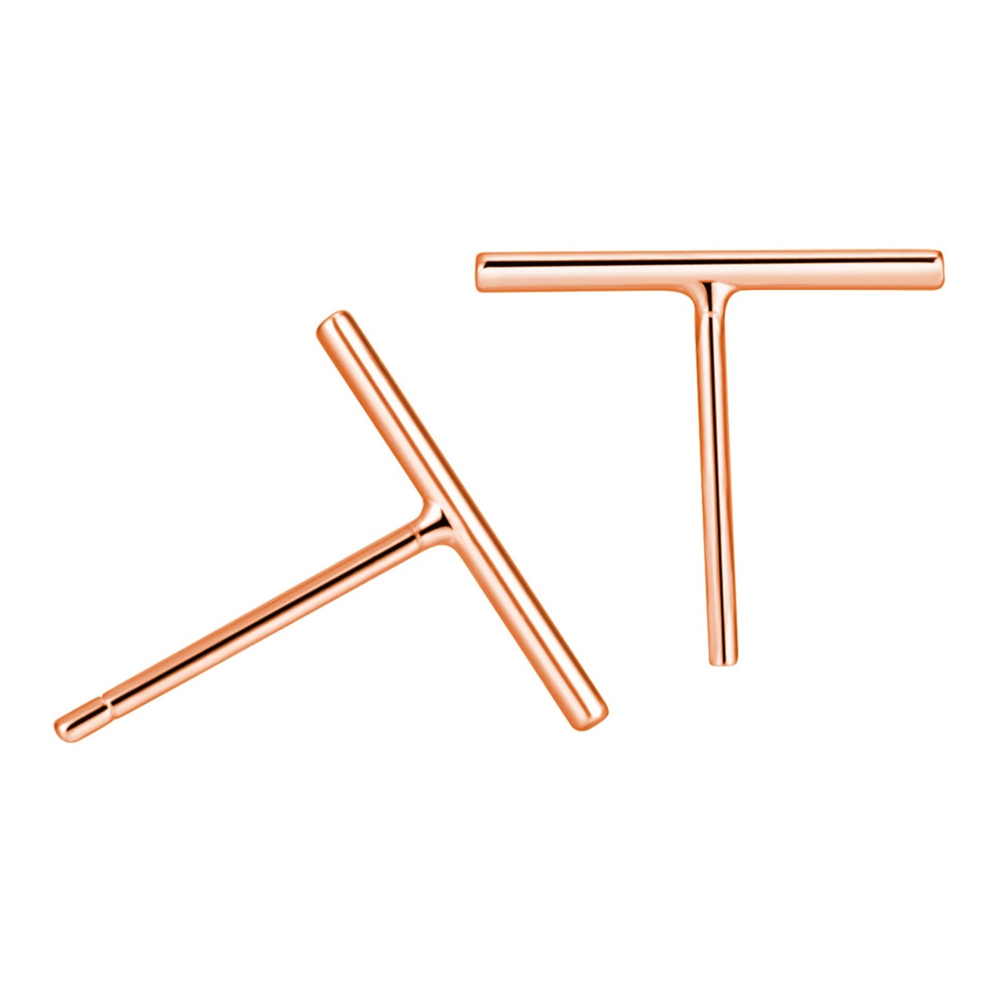 Tiny Bar Stud Earrings