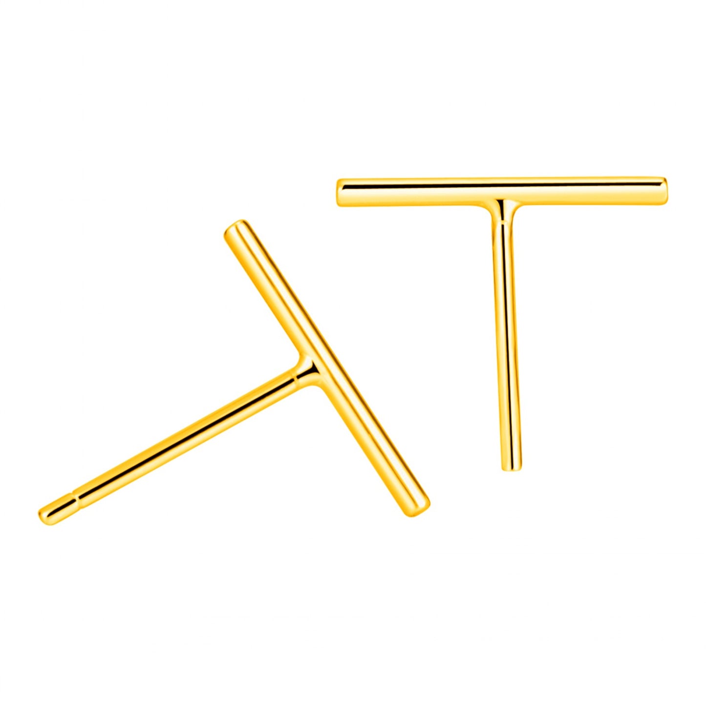Tiny Bar Stud Earrings