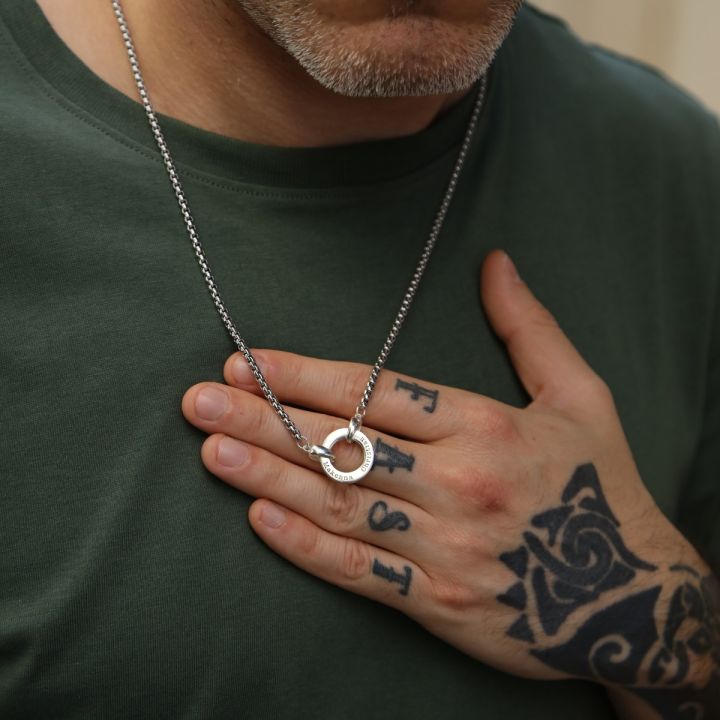 Infinionly Chain Name Necklace - Sterling Silver