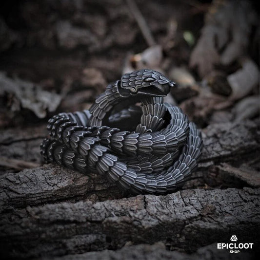 Infinionly World Serpent Jormungandr Snake Necklace